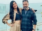 Shruti Haasan and Kamal Haasan in a picture shared by her on social media. Shruti Haasan and Kamal Haasan in a picture shared by her on social media.