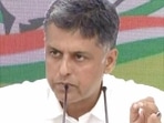 Congress MP Manish Tewari.(File photo)