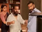 Ajay Devgn and Shriya Saran in a photo from Drishyam 2 sets. Ajay Devgn and Shriya Saran in a photo from Drishyam 2 sets.