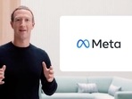 Facebook CEO Mark Zuckerberg speaks during a live-streamed virtual and augmented reality conference to announce the rebrand of Facebook as Meta in December last year.&nbsp;