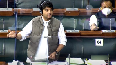 Union civil aviation minister Jyotiraditya Scindia (ANI)