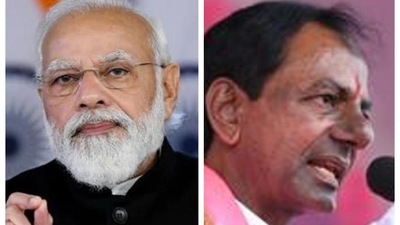 PM Modi on Thursday wished KCR on his birthday. PM Modi on Thursday wished KCR on his birthday. 
