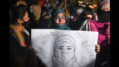The Mutahida Majlis-e-Ulema said that Muslim girls wearing Hijabs should be allowed to pursue their education in schools and colleges without hindrance. (Representative image/PTI)
