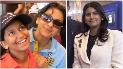 Juhi Chawla with her daughter Jahnavi Mehta.