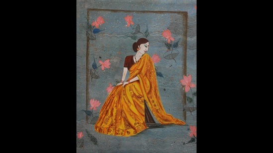 Artist Shivani Vishwakarama’s Shades of Kumaon merges art with the traditional Kumaoni textile traditions. Artist Shivani Vishwakarama’s Shades of Kumaon merges art with the traditional Kumaoni textile traditions.