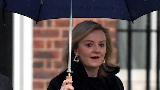 Britain's foreign minister Liz Truss. (Photo by Daniel LEAL / AFP)