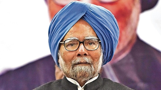 Former PM and Congress leader Manmohan Singh (file photo)