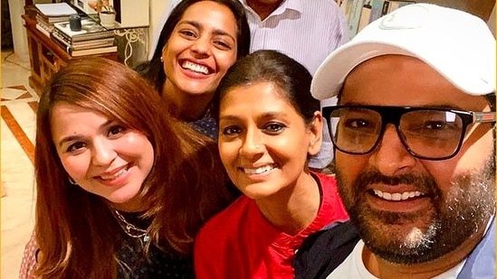 Kapil Sharma with Nandita Das, Ginni Chatrath and Shahana Goswami.