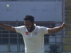 Having modelled his action on Zaheer Khan, with a very similar jump in delivery stride, Nagwaswalla said he looks for cues in a batter's technique before bringing out the short-ball. (BCCI) Having modelled his action on Zaheer Khan, with a very similar jump in delivery stride, Nagwaswalla said he looks for cues in a batter's technique before bringing out the short-ball. (BCCI)