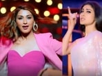 Sonali Bendre and Mouni Roy in DID L'il Masters promo. Sonali Bendre and Mouni Roy in DID L'il Masters promo.