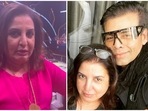 Farah Khan and Karan Johar made fun of each other in a new video. Farah Khan and Karan Johar made fun of each other in a new video.