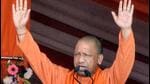Uttar Pradesh chief minister Yogi Adityanath at a rally for the UP polls. (FILE PHOTO)