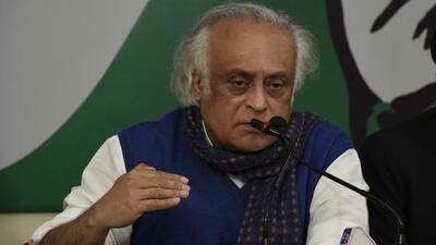 Congress leader Jairam Ramesh said the BJP’s manifesto for Manipur was a jumla. (HT Photo) Congress leader Jairam Ramesh said the BJP’s manifesto for Manipur was a jumla. (HT Photo)