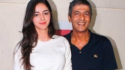 Ananya Panday joked about dad Chunky Pandey's sartorial choice at home.