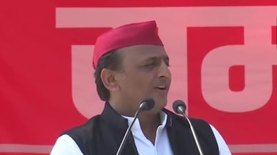 Samajwadi Party president Akhilesh Yadav. (ANI Photo)