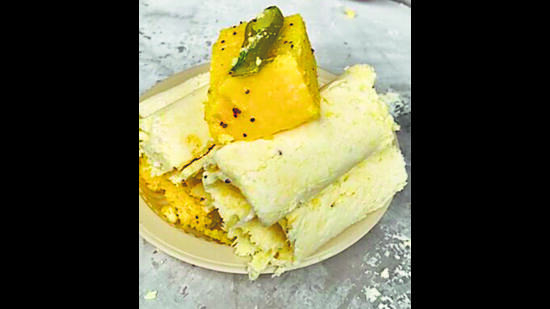 Mixed with dhokla, this ice cream roll took the internet by storm.