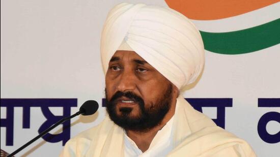 Punjab chief minister (CM) Charanjit Singh Channi had made some objectionable comments against migrants during a rally in Ropar, in the presence of Congress general secretary Priyanka Gandhi. (Ravi Kumar/HT)