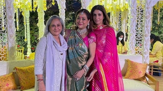 Tina Ambani was flanked by Jaya Bachchan and Shweta Nanda in the photo.