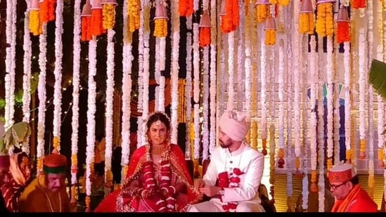 Vikrant Massey and Sheetal Thakur tied the knot.