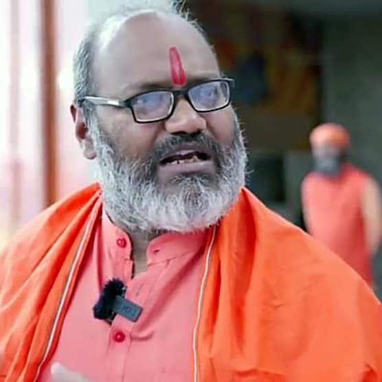 Yati Narsinghanand is the sect chief of the influential Juna Akhada. He organised a three-day Dharma Sansad event in December in which he called for genocide against Muslims. Yati Narsinghanand is the sect chief of the influential Juna Akhada. He organised a three-day Dharma Sansad event in December in which he called for genocide against Muslims.