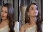 Aishwarya Rai was uncomfortable with the questions that were asked. Aishwarya Rai was uncomfortable with the questions that were asked.