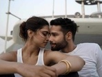 Siddhant Chaturvedi and Deepika Padukone in a still from Gehraiyaan. Siddhant Chaturvedi and Deepika Padukone in a still from Gehraiyaan.