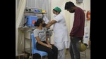 Mumbai reported 201 fresh infections in the past 24 hours taking the total caseload to 10,54,476 (Bhushan Koyande/ HT Photo) Mumbai reported 201 fresh infections in the past 24 hours taking the total caseload to 10,54,476 (Bhushan Koyande/ HT Photo)
