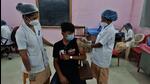 While the daily total vaccination doses administered at BMC-run vaccination centres is around 18,000 to 25,000, the number stands between 1,500-3,000 at private hospitals (Praful Gangurde) While the daily total vaccination doses administered at BMC-run vaccination centres is around 18,000 to 25,000, the number stands between 1,500-3,000 at private hospitals (Praful Gangurde)