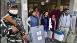 Election staff leaving for their polling stations, on the eve of voting in Punjab, on Saturday. (Sameer Sehgal/HT) Election staff leaving for their polling stations, on the eve of voting in Punjab, on Saturday. (Sameer Sehgal/HT)
