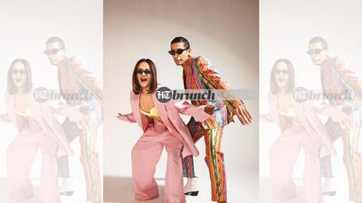 Fashion content creators Komal Pandey and Siddharth Batra together hold sway over close to 3 million followers across social media channels, and are all over the internet with their collaborations, and winning big brand endorsements because of that; On Komal: Blazer & pants by Vallta; Bikini by Hunkemoller; Sunglasses by Halfdone; On Siddharth: Suit by: Siddhartha Bansal; Sunglasses by Prada; Boots by Zara (Vidushi Gupta)