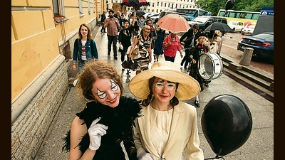 Ulysses is still so beloved that fans mark June 16 as Bloomsday each year, with parades held in cities from St Petersburg (above) to New York. (Shutterstock) Ulysses is still so beloved that fans mark June 16 as Bloomsday each year, with parades held in cities from St Petersburg (above) to New York. (Shutterstock)
