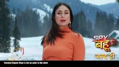 Kareena Kapoor's promo for Spy Bahu with the disclaimer. Kareena Kapoor's promo for Spy Bahu with the disclaimer.