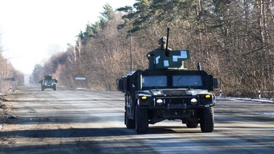 The US and Ukraine say there are now around 150,000 Russian troops massed on Ukraine’s borders in Russia and Belarus. (AFP) The US and Ukraine say there are now around 150,000 Russian troops massed on Ukraine’s borders in Russia and Belarus. (AFP)