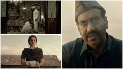 Alia Bhatt and Ajay Devgn in still from Gangubai Kathiawadi. Alia Bhatt and Ajay Devgn in still from Gangubai Kathiawadi.