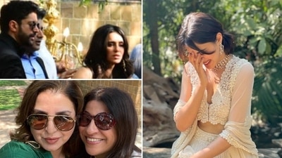 Farhan Akhtar and Shibani Dandekar tied the knot on Saturday. Farhan Akhtar and Shibani Dandekar tied the knot on Saturday.