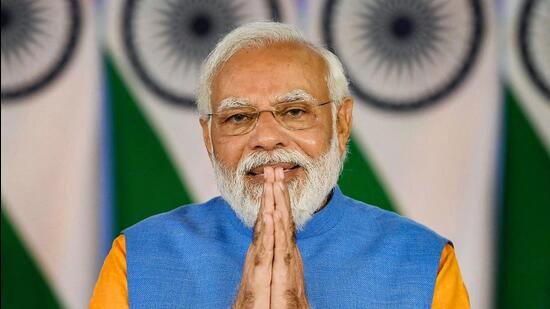 Prime Minister Narendra Modi also lauded the efforts of sanitation workers to keep India’s cities clean. (PTI)