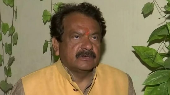 BJP has fielded SP Singh Baghel against Samajwadi Party's Akhilesh Yadav from Karhal constituency. (ANI Photo)