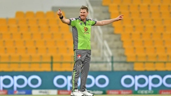 Faulkner played six PSL games this season, taking six wickets and scoring 49 runs.(PSL)