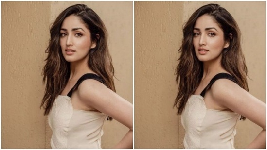 Yami's top came with sweetheart neckline and a wrap-around details.(Instagram/@yamigautam)