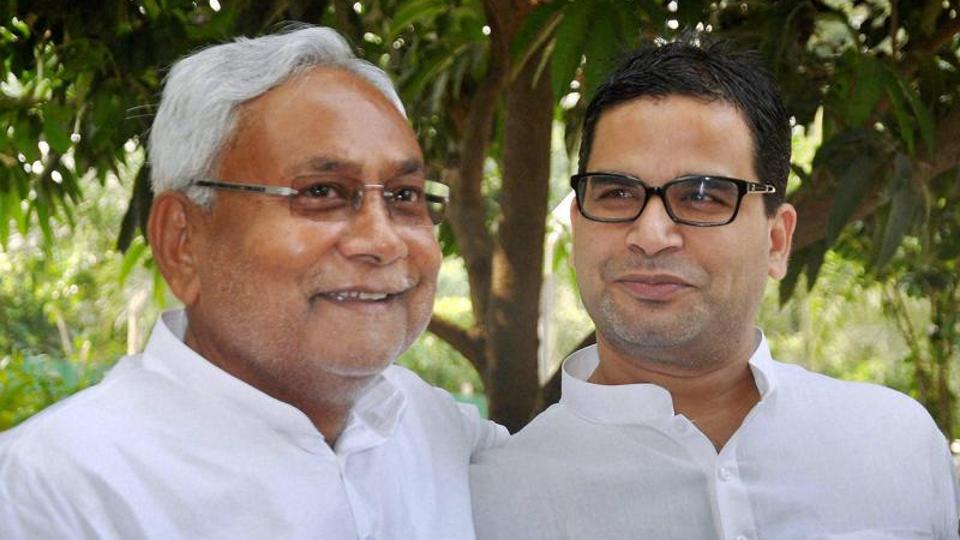 File photo of Prashant Kishor with Bihar chief Nitish Kumar. (PTI) File photo of Prashant Kishor with Bihar chief Nitish Kumar. (PTI)