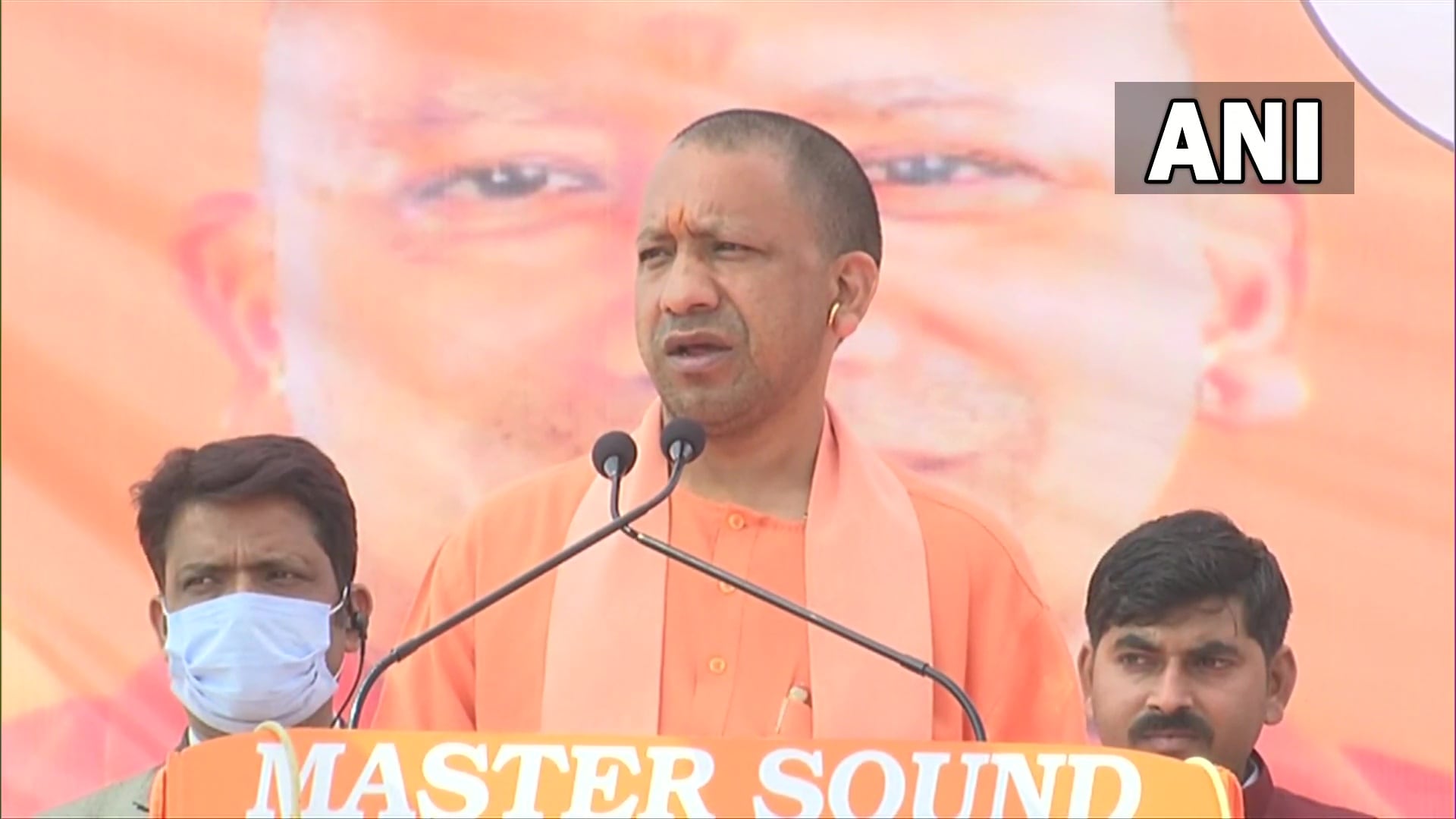 Uttar Pradesh chief minister Yogi Adityanath addresses a rally in Pilibhit on Saturday. (ANI Twitter) Uttar Pradesh chief minister Yogi Adityanath addresses a rally in Pilibhit on Saturday. (ANI Twitter)