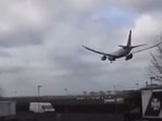 An Air India flight landing at Heathrow amid strong winds of Storm Eunice has gone viral.&nbsp;