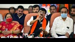 Raut called for a probe into the nexus between BJP leaders and ABG Shipyard Chairman and Managing Director (CMD) Rishi Agarwal. (Anshuman Poyrekar/HT PHOTO) Raut called for a probe into the nexus between BJP leaders and ABG Shipyard Chairman and Managing Director (CMD) Rishi Agarwal. (Anshuman Poyrekar/HT PHOTO)