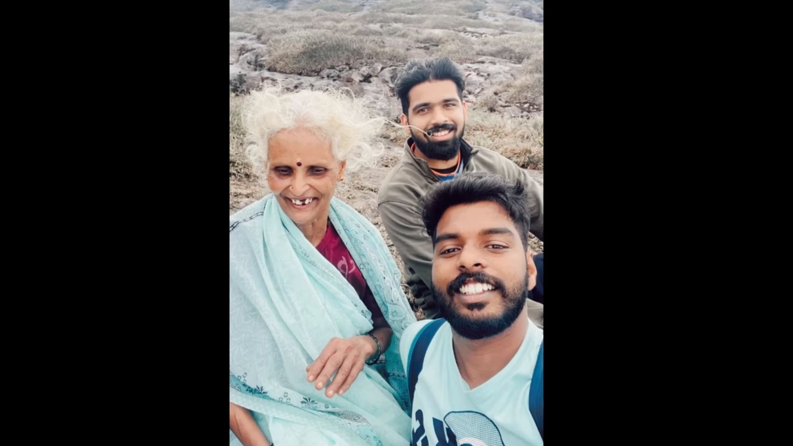 62-year-old woman climbs mountain along with son. Watch inspiring video |  Trending - Hindustan Times
