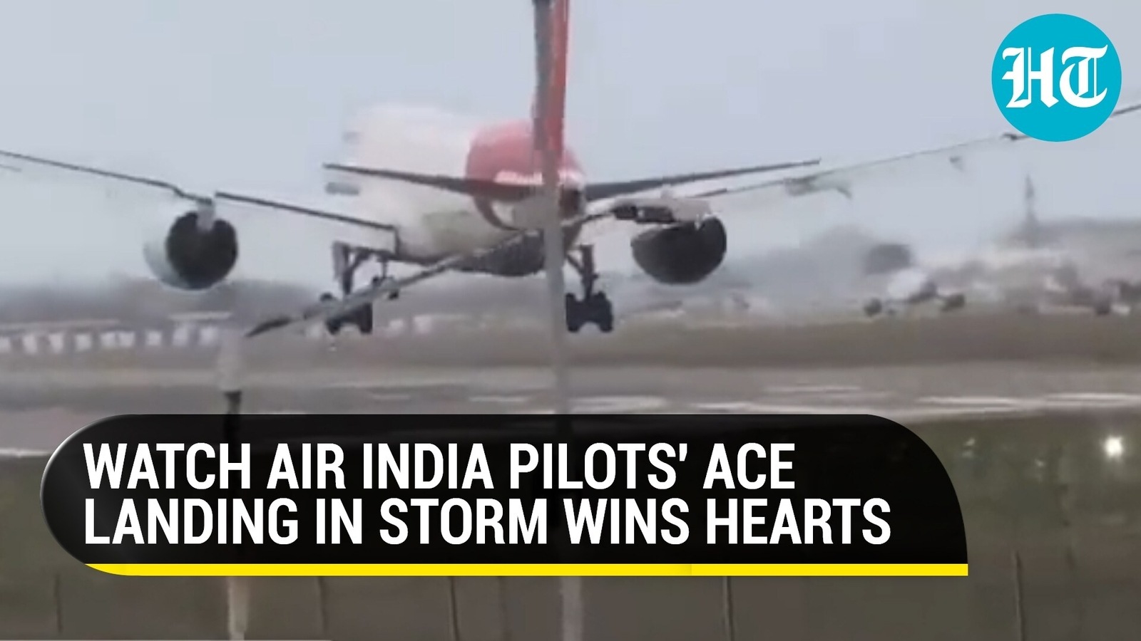 How Air India pilots braved Storm Eunice to land safely at Heathrow ...