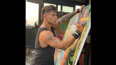 Actor-artist Karan Singh Grover believes NFTs are the future of art. Actor-artist Karan Singh Grover believes NFTs are the future of art.