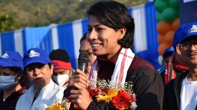 Tokyo Olympic bronze medalist Lovlina Borgohain (ANI) Tokyo Olympic bronze medalist Lovlina Borgohain (ANI)