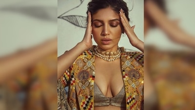 Bhumi Pednekar's hair was tied in a messy braid with a few strands pulled out to create the messy look. (Instagram/@bhumipednekar) Bhumi Pednekar's hair was tied in a messy braid with a few strands pulled out to create the messy look. (Instagram/@bhumipednekar)
