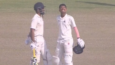 Yash Dhull after slamming his second-successive century. (Twitter/BCCIDomestic)
