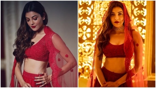 Kajal Aggarwal's Hey Sinamika look in red lehenga is perfect for traditional bride, we are obsessed: See pics